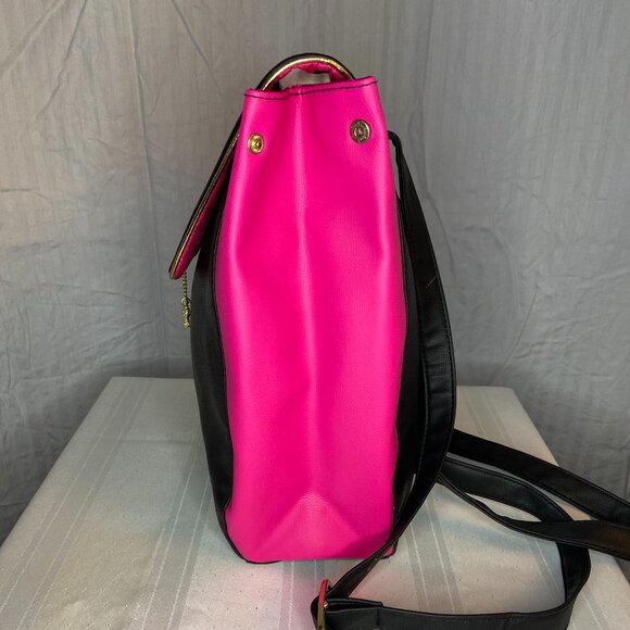 Juicy Couture Hot Pink and Black Backpack - Picture 4 of 9